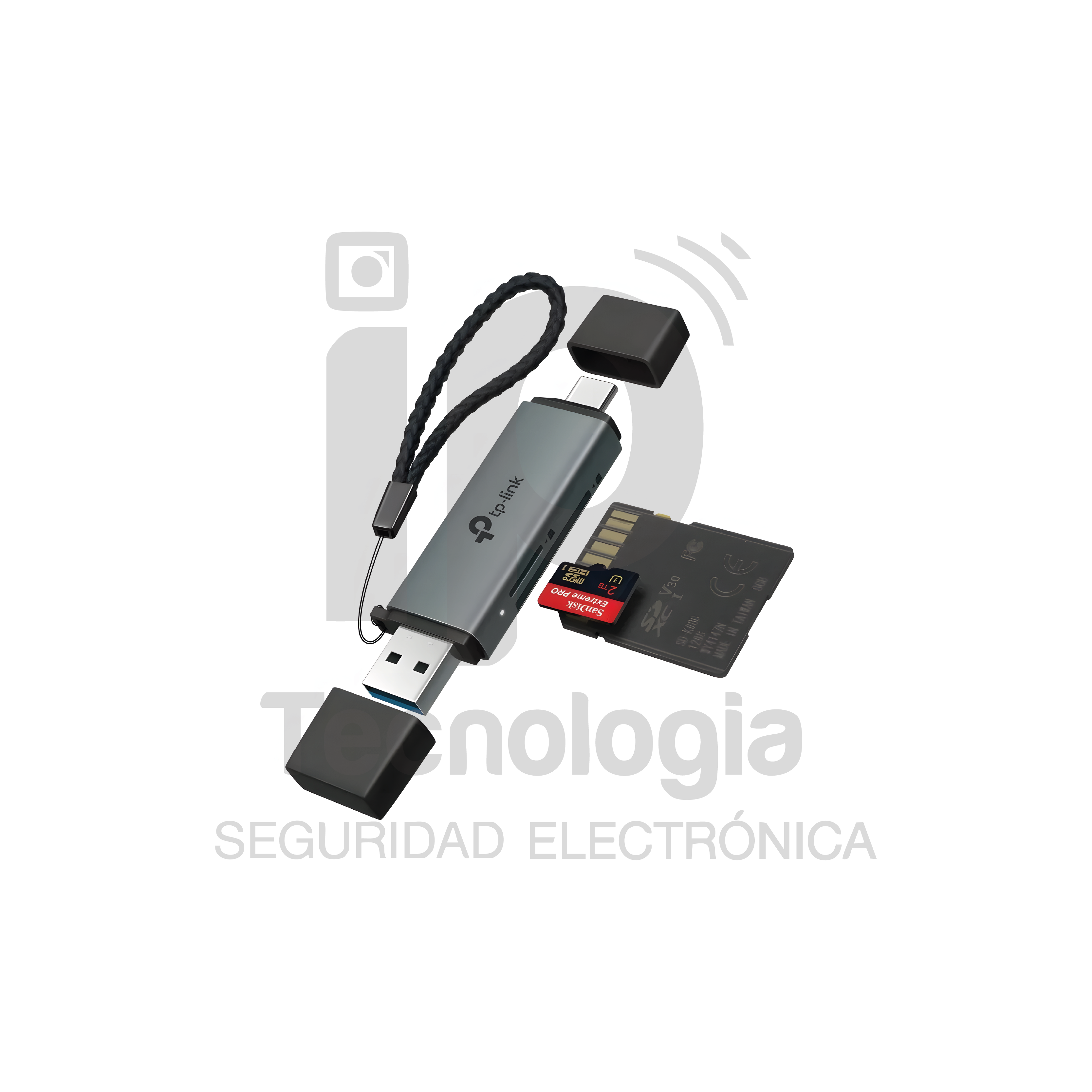 Lectora Tarjetas USB 3.0 Type-CyA y SD y microSD 3.0