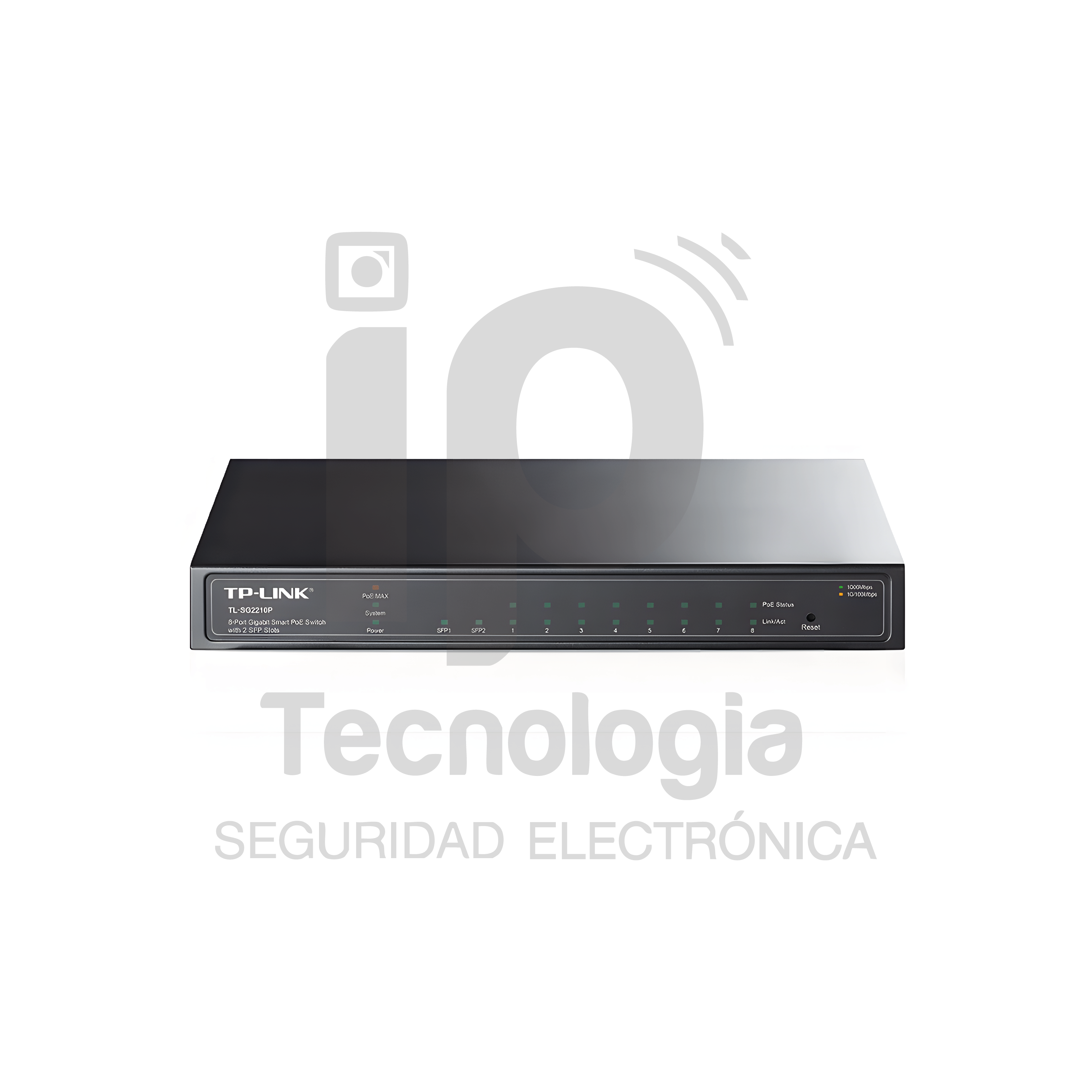Omada 10-Port Gigabit Easy Managed Switch with 8-Port PoE+