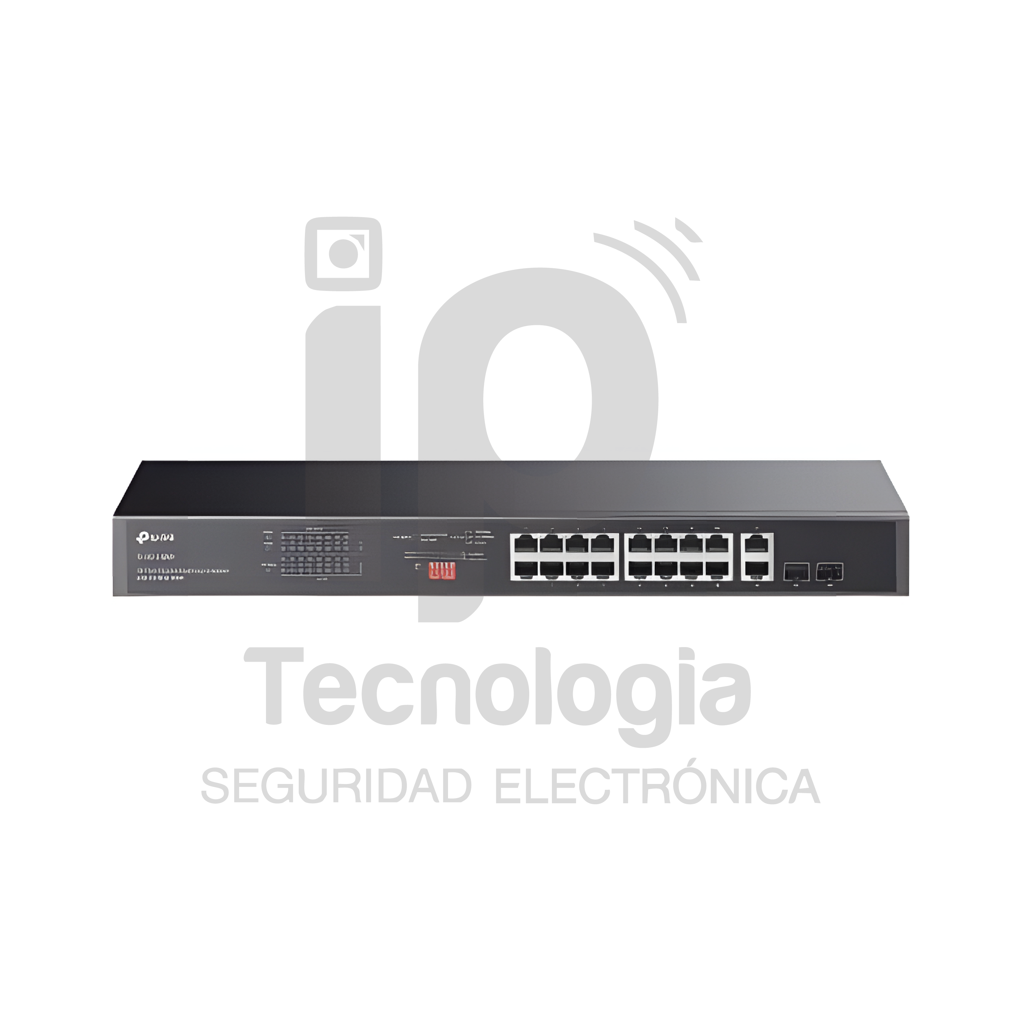 18-Port Gigabit Rackmount  Switch with 16-Port PoE+