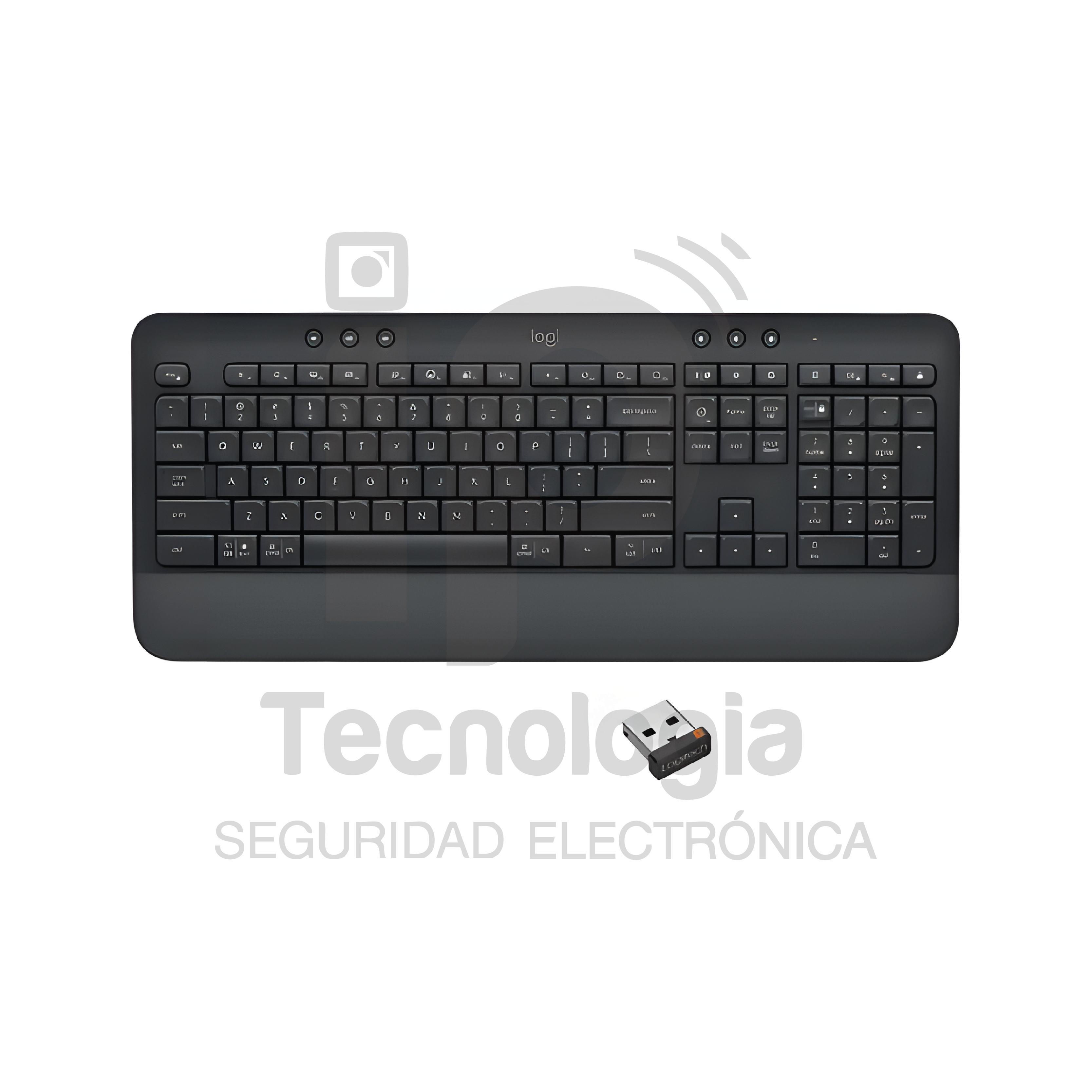 Teclado Signature K650 Wireless/Bluetooth SP Black
