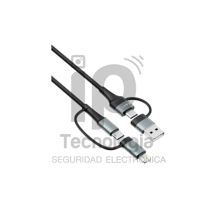 CABLE USB - 1 USB - 1 LIGHTNING - 1 TIPO C