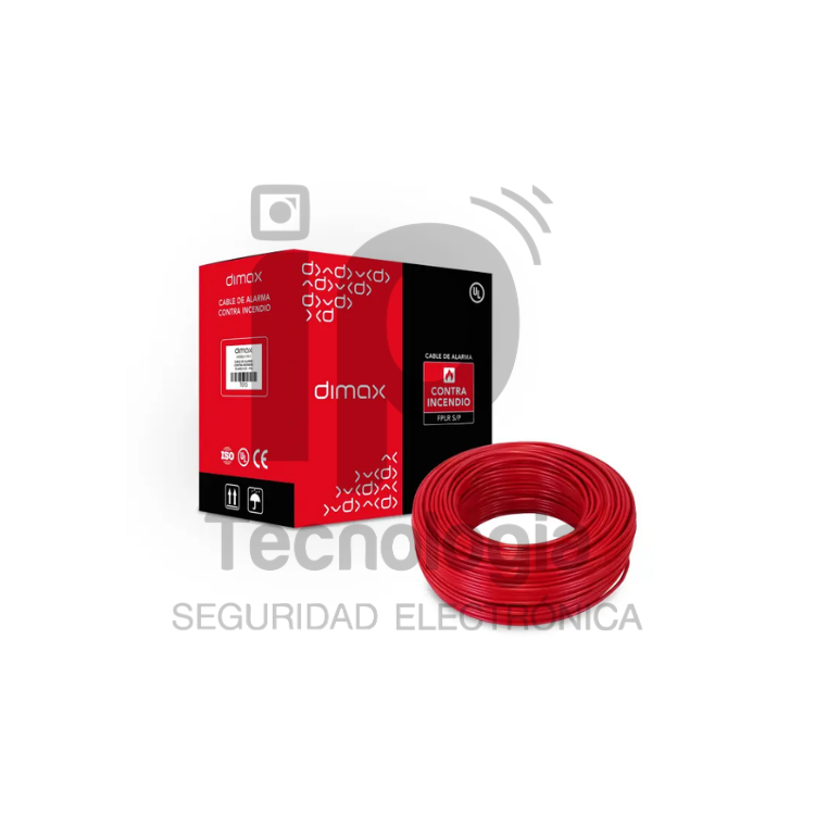 CABLE SOLIDO FPLR 2X18 SIN BLINDAJE-TRENZADO UL 305M