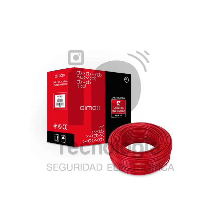 CABLE SOLIDO FPLR 4X18 SIN BLINDAJE-TRENZADO UL 305M