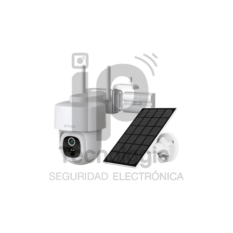 CAMARA EXTERIOR + PANEL SOLAR