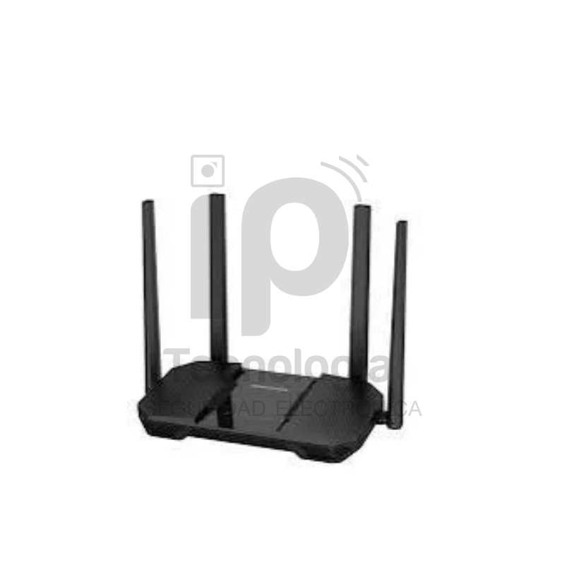 ROUTER WIFI 5 DOBLE BANDA AC1200M 10/100 MBPS. SOPORTA MESH. 1P WAN Y 3P LAN