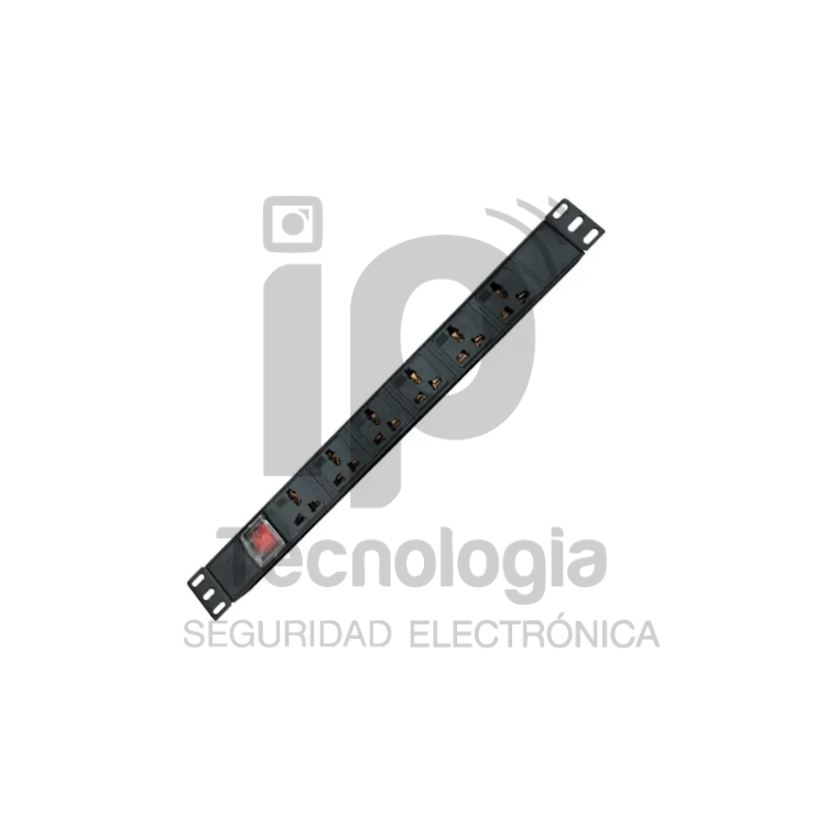 PDU PARA RACK DE 6 TOMAS