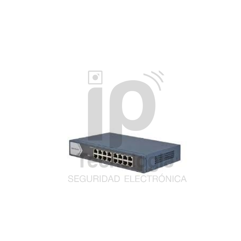 SWITCH GIGABIT 16 PUERTOS MONTAJE EN ESCRITORIO / RACK