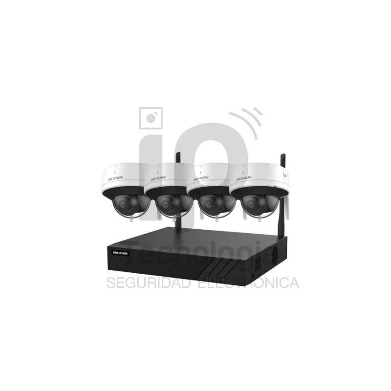 EASYLINK KIT WIFI 6 CON NVR 8CH + 4 DOMOS 4MP WIFI INT