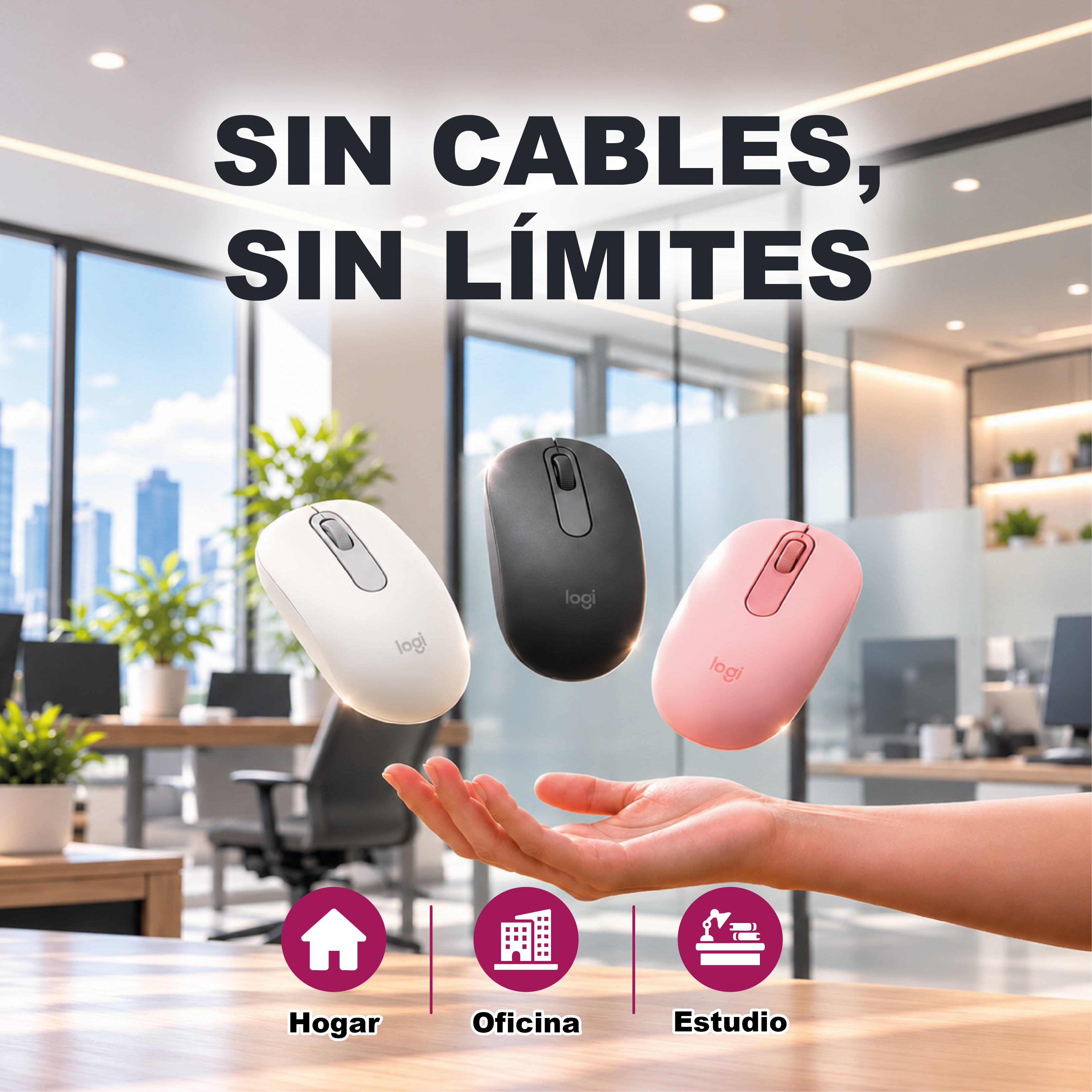 Mouse M196 Bluetooth 2