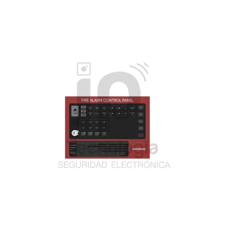 PANEL DE ALARMA CONTRA INCENDIO CONVENCIONAL - 4 ZONAS INCLUYE BATERIA (24V 22Ah)