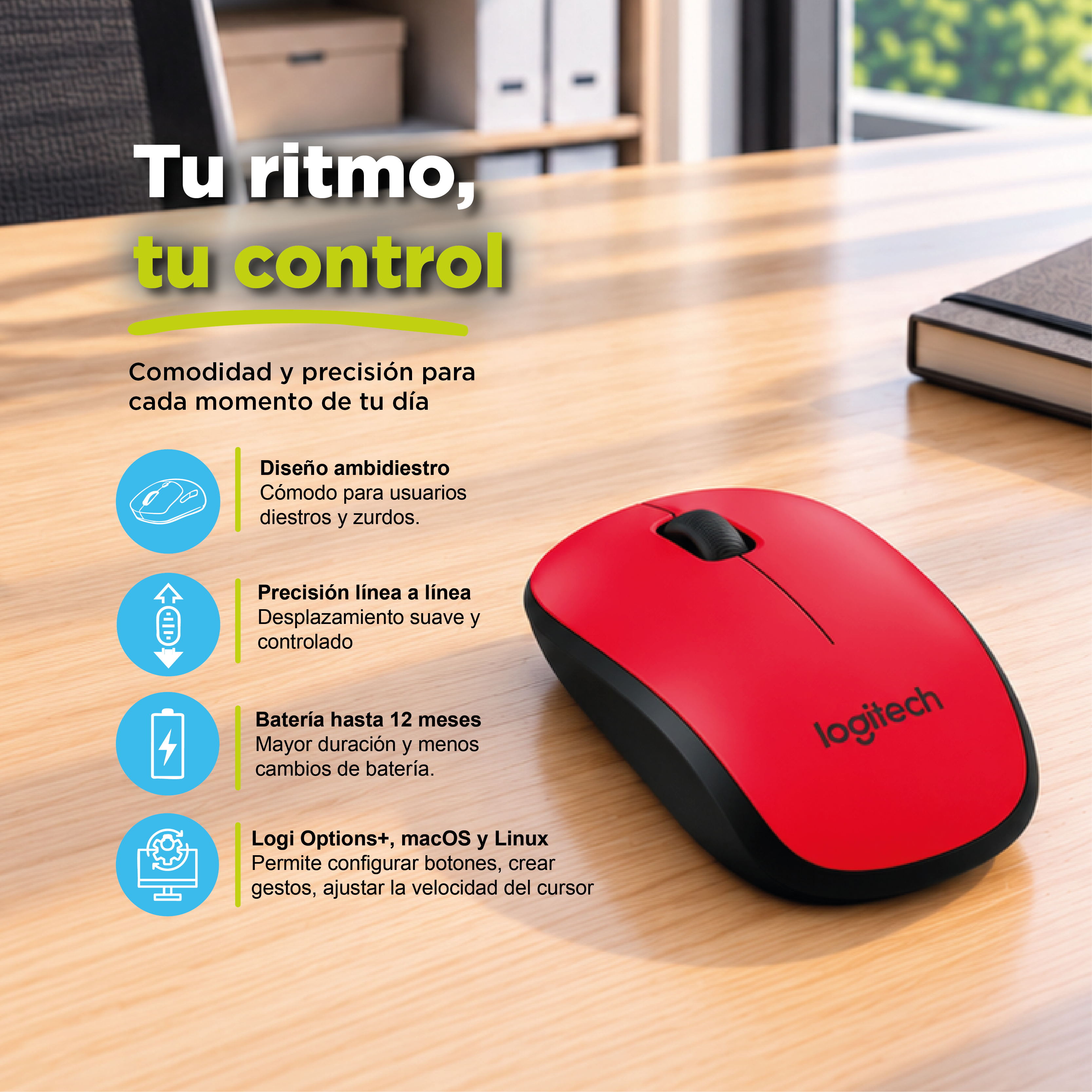 Mouse M185 Wireless 4