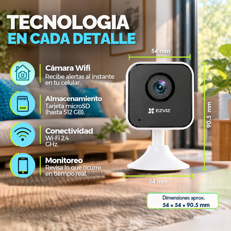 CAMARA  WI-FI EZVIZ  H1C 1080p 3
